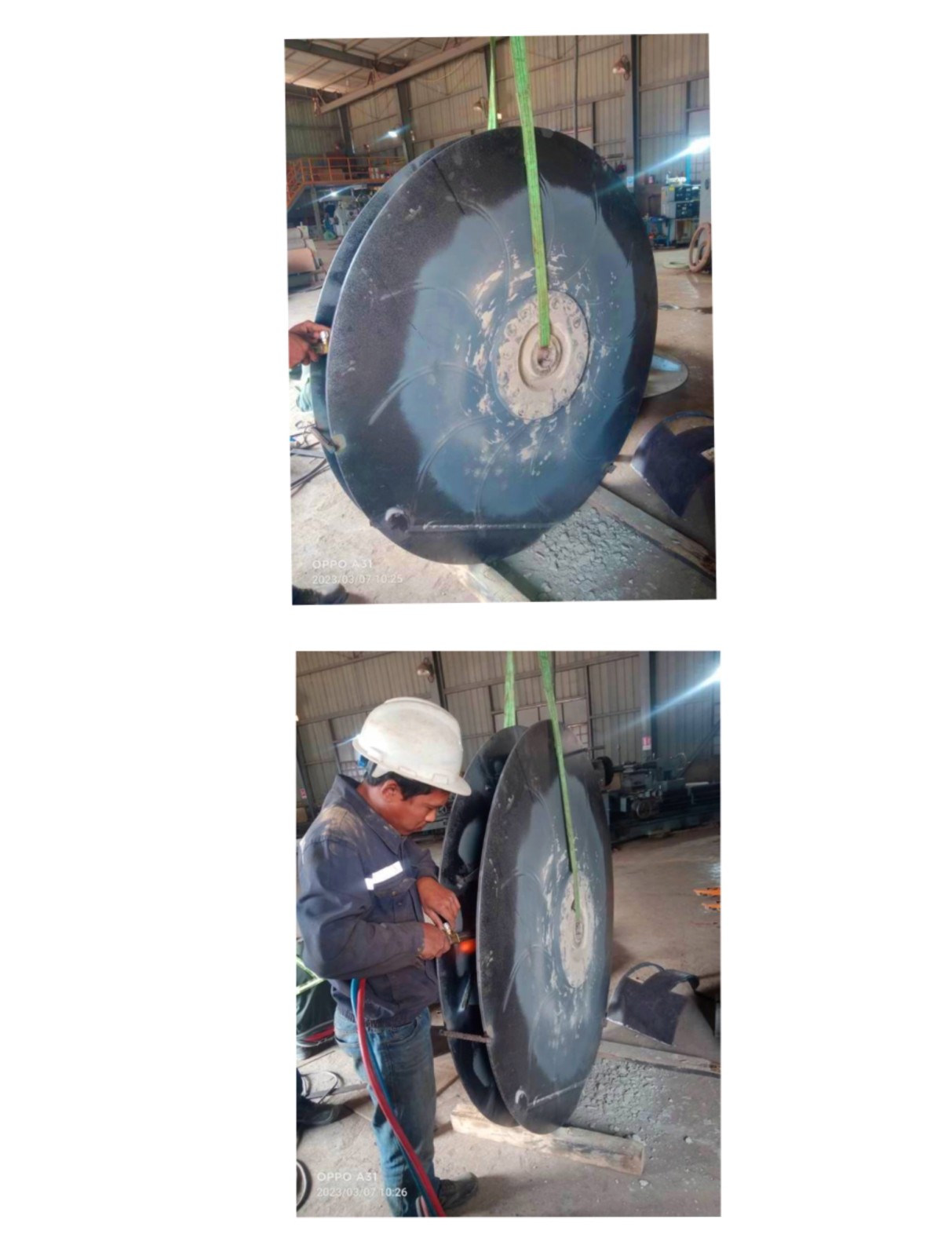 Fan Impeller Repairing & Manual Balancing 2