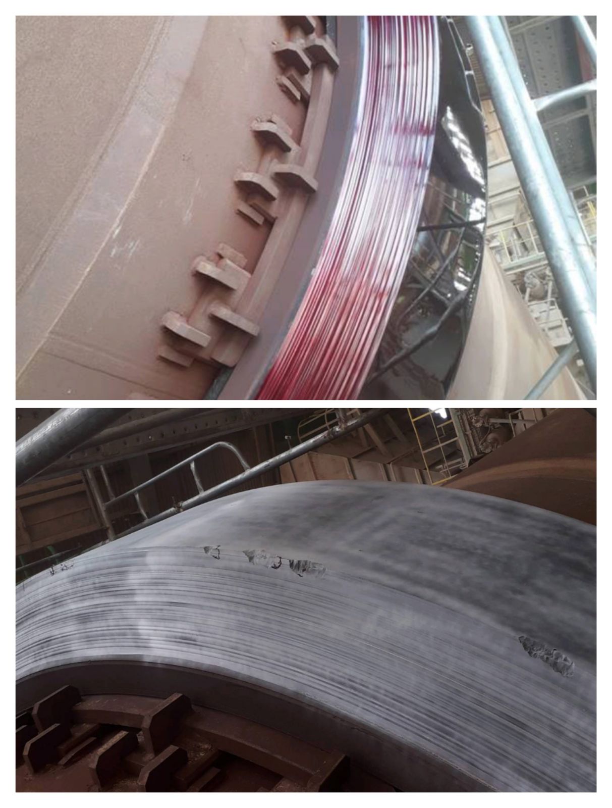 Repairing & Machining on Kiln Tyre Surface 2