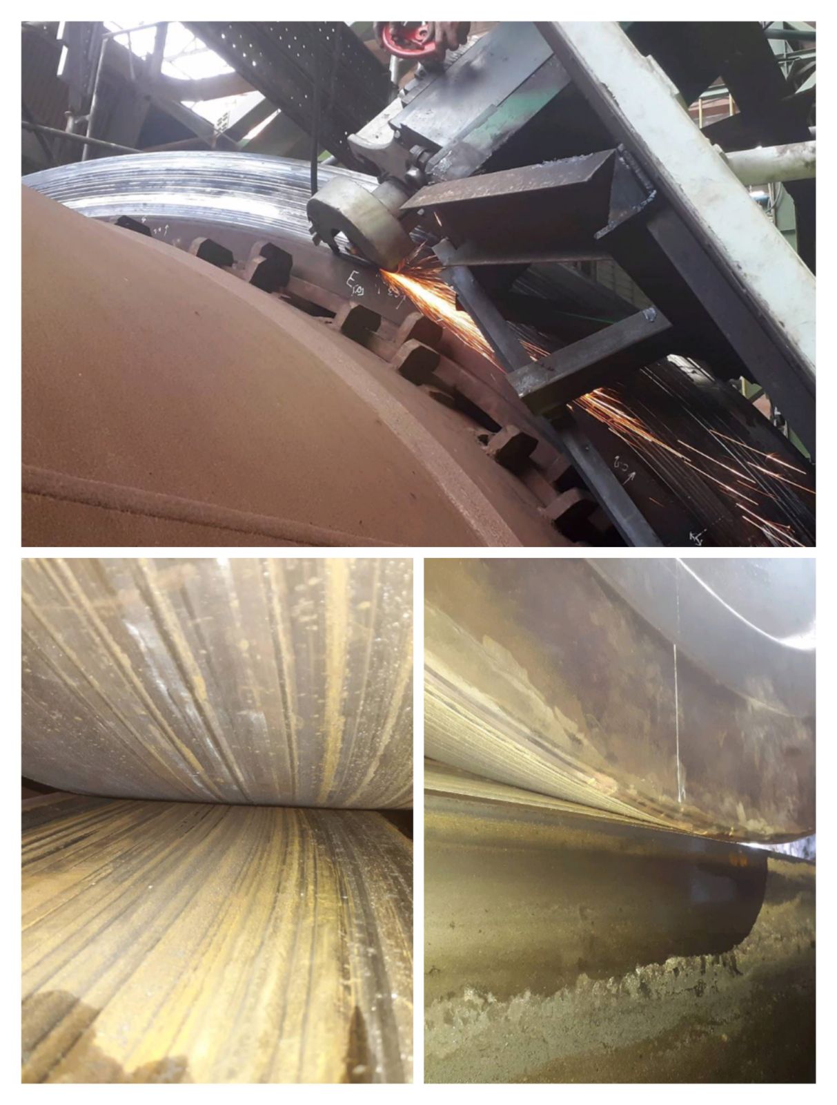 Repairing & Machining on Kiln Tyre Surface 7