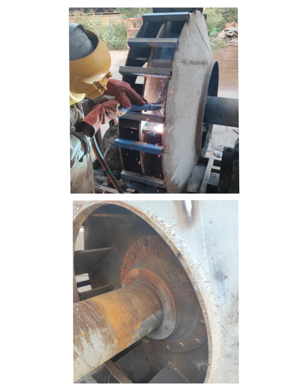 Fan Impeller and Shaft repairing 2